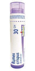 Boiron Rumex crispus 30ch,Homeopathic medicine. Each tube contains 4 g (approximately 80 pellets)