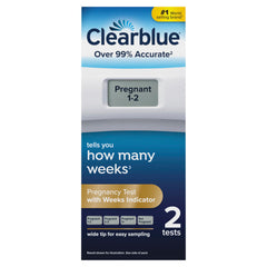 Clearblue Digital Pregnancy Test With Weeks Indicator, The Only Test That Tells You How Many Weeks, 1 Digital Test