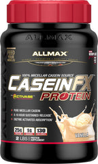 ALLMAX Nutrition - CaseinFX - 100% Casein Micellar Protein - Vanilla - 2 Pound