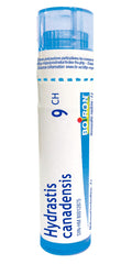 Boiron Hydrastis canadensis 9ch,Homeopathic medicine. Each tube contains 4 g (approximately 80 pellets)