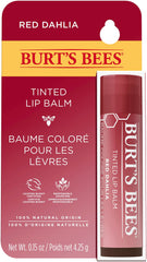 Burt's Bees 100% Natural Origin Moisturizing Tinted Lip Balm - Red Dahlia with Shea Butter