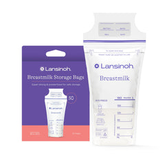 Lansinoh Breastmilk Storage Bags, 50 Count, BPA Free and BPS Free