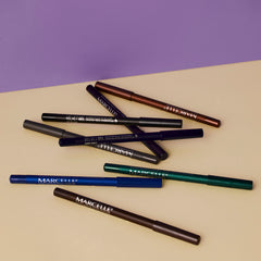 Marcelle Velvet Gel Waterproof Eyeliner, Jet Black, Smooth Texture, 24H Long-Lasting, Smudge-Proof, Transfer-Proof, Hypoallergenic, Fragrance-Free, Cruelty-Free, 1.3 g