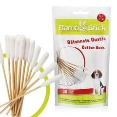 BambooStick Single Pack Cotton Buds, Small/Medium