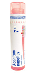 Boiron Aconitum napellus 7ch,Homeopathic medicine. Each tube contains 4 g (approximately 80 pellets)