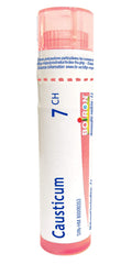 Boiron Causticum 7ch,Homeopathic medicine. Each tube contains 4 g (approximately 80 pellets)