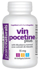 Prairie Naturals Vinpocetine with Blueberry Softgel - 60 Count