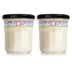 MRS. MEYER'S Clean Day Soy Aromatherapy Candle, 35 Hour Burn Time, Made with Soy Wax and Essential Oils, Compassion Flower, 7.2 oz - Pack of 2