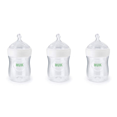 NUK Simply Natural Bottle with SafeTemp, 5 oz (150 mL), 3 Pack