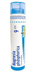 Boiron Magnesia phosphorica 9ch,Homeopathic medicine. Each tube contains 4 g (approximately 80 pellets)