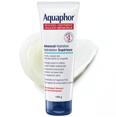 Aquaphor Healing Ointment, Multipurpose Ointment for Dry, Cracked Skin, Chafing, Cuticle Care, Fragrance Free, Non Greasy and Non Comedogenic Body Moisturizer, Dermatological Skin Care, 198g Tube