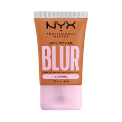 NYX PROFESSIONAL MAKEUP, Bare With Me, Tint Foundation, Medium buildable coverage, 12h hydration, Lightweight matte finish - 13 CARAMEL
