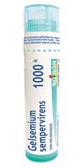 Boiron Gelsemium sempervirens 1m,Homeopathic medicine. Each tube contains 4 g (approximately 80 pellets)