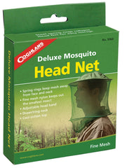Coghlan's Deluxe Mosquito Head Net – Lightweight Insect Protection with Ultra-Fine Mesh for Outdoor Activities, Camping, Hiking, Fishing, and Gardening