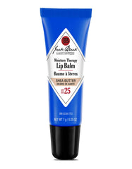 Jack Black Moisture Therapy Lip Balm SPF 25 - Emollient Lip Balm for Men, Shea Butter & Avocado Oil - Travel Size - Shea Butter & Vitamin E - 7g