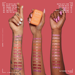 NYX Professional Makeup Buttermelt Blush, Buttery Soft Powder Blush, Up to 12 H Wear, Fade & Transfer Resistant, With Mango, Almond & Shea Butters, Shade: Had Butta