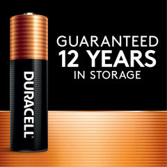 Duracell Coppertop AA Batteries with Power Boost Ingredients, 12 Count (Pack of 1), Double A Battery with Long-lasting Power, Alkaline AA Battery for Household and Office Devices