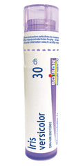 Boiron Iris versicolor 30ch,Homeopathic medicine. Each tube contains 4 g (approximately 80 pellets)
