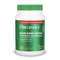 Organika Canadian-Made Blood Sugar Control Bonus Size- Chromium and Bitter Melon, 150 vcaps Blood Sugar Control Bonus Size- Chromium and Bitter Melon, 150 vcaps