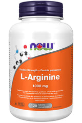 NOW L-Arginine 1000 mg, 120 Tablets