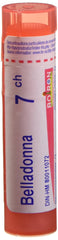 Boiron Belladonna 7ch,Homeopathic medicine. Each tube contains 4 g (approximately 80 pellets)