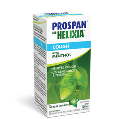 Helixia Prospan Cough Syrup 100ml – Menthol Flavour – Clinically Proven Relief & Expectorant – Naturally Sourced, Dye-Free, Sucrose-Free
