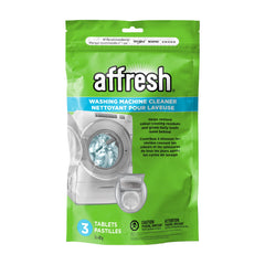 Affresh Washing Machine Cleaner, Helps Power Away Odor Causing Bacteria & Grime Deep Inside Pump, Valve & Hoses, 3 Time Release Tablets, 63Month Supply