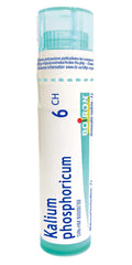 Boiron Kalium phosphoricum 6ch,Homeopathic medicine. Each tube contains 4 g (approximately 80 pellets)