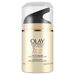 Olay Total Effects 7-In-One Anti-Aging Face Moisturizer with Vitamin B3, Niacinamide and Sunscreen SPF 30, 50ml