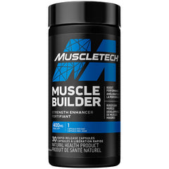 MuscleTech Muscle Builder, MuscleTech Muscle Builder, Muscle Building Supplements for Men & Women, Nitric Oxide Booster, Muscle Gainer Workout Supplement, 400mg of Peak ATP for Enhanced Strength, 30 Pills