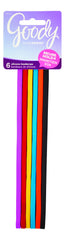 Goody SlideProof Headwraps, 5mm, Brights, 6-count