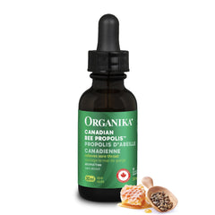 Organika Bee Propolis Liquid- Natural Immune Support, Sore Throat Relief, Antioxidant, Alcohol-Free- 30 ml