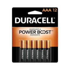 Duracell - CopperTop AAA Alkaline Batteries - long lasting, all-purpose Triple A battery for household and business - 12 count