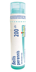 Boiron Bellis perennis 200ch,Homeopathic medicine. Each tube contains 4 g (approximately 80 pellets)