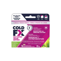 COLD-FX Daily Support, Ginseng, Extract, Reduce Chance Cold and Flu, Support Immune System - 18 Vegan Capsules