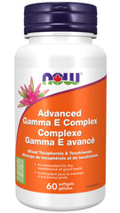 NOW Supplements, Advanced Gamma E Complex, Mixed Tocopherols & Tocotrienols, Antioxidant Protection*, 60 Softgels
