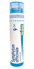 Boiron Symphytum officinale 9ch,Homeopathic medicine. Each tube contains 4 g (approximately 80 pellets)