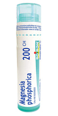 Boiron Magnesia phosphorica 200ch,Homeopathic medicine. Each tube contains 4 g (approximately 80 pellets)