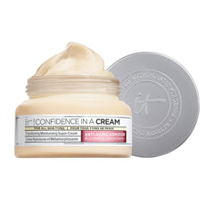 IT Cosmetics Confidence in a Cream - Anti Aging Face Moisturizer, Visibly Reduces Fine Lines & Wrinkles, Up To 48H Hydration, Repairs Skin Barrier, Squalane & Ceramides - 2 fl oz