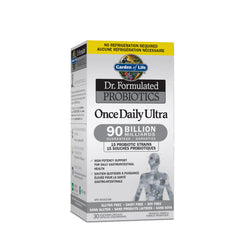 Garden of Life - Dr. Formulated Probiotics Once Daily Ultra | High Potency Support For Gut & Colon Health |90 Billion CFU + 15 Probiotic Strains | Shelf Stable | Gluten Free, Dairy Free, Soy Free