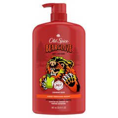 Old Spice Body Wash for Men, Bearglove, Long Lasting Lather, 987 mL