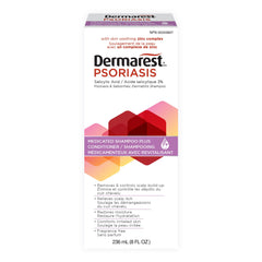 Dermarest Medicated Shampoo - 236ml - Helps Stop Scalp Itch, Fragrance-Free