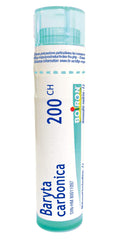 Boiron Baryta carbonica 200ch,Homeopathic medicine. Each tube contains 4 g (approximately 80 pellets)
