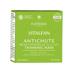 René Furterer - VITALFAN - Reactional Hair Thinning - Dietary Supplement, Sudden Temporary Thinning Hair- 30 caps