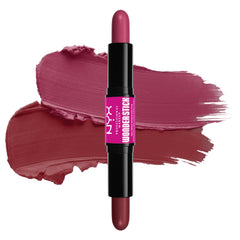 NYX PROFESSIONAL MAKEUP, Wonder Blush, Cream Blush Duo, Infused with Hyaluronic acid - DEEP MAGENTA AND GINGER