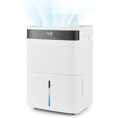 74 Pint Dehumidifier for 4500 Sq Ft, 22 Pints DOE, CSA Certified, Swing Louvre, 1.4 Gallon Tank