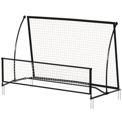 2-in-1 Portable Soccer Rebounder Net, Dual-Sided and Foldable Bounce Back Net with Carry Bag for Soccer Baseball