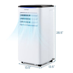 10000 BTU 3-in-1 Portable Air Conditioner with Fan and Dehumidifier Mode, 350 sq ft
