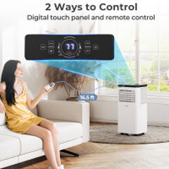 8000 BTU Portable Air Conditioner, 3 in 1 Floor AC Unit, 51 dB, 350 sq ft