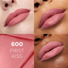 L'Oréal Paris Liquid Lipstick, Intense Colour, Longwear Matte Formula with Hyaluronic Acid, Transfer- and Smudge-Resistant, 5ml, Shade: First Kiss 600